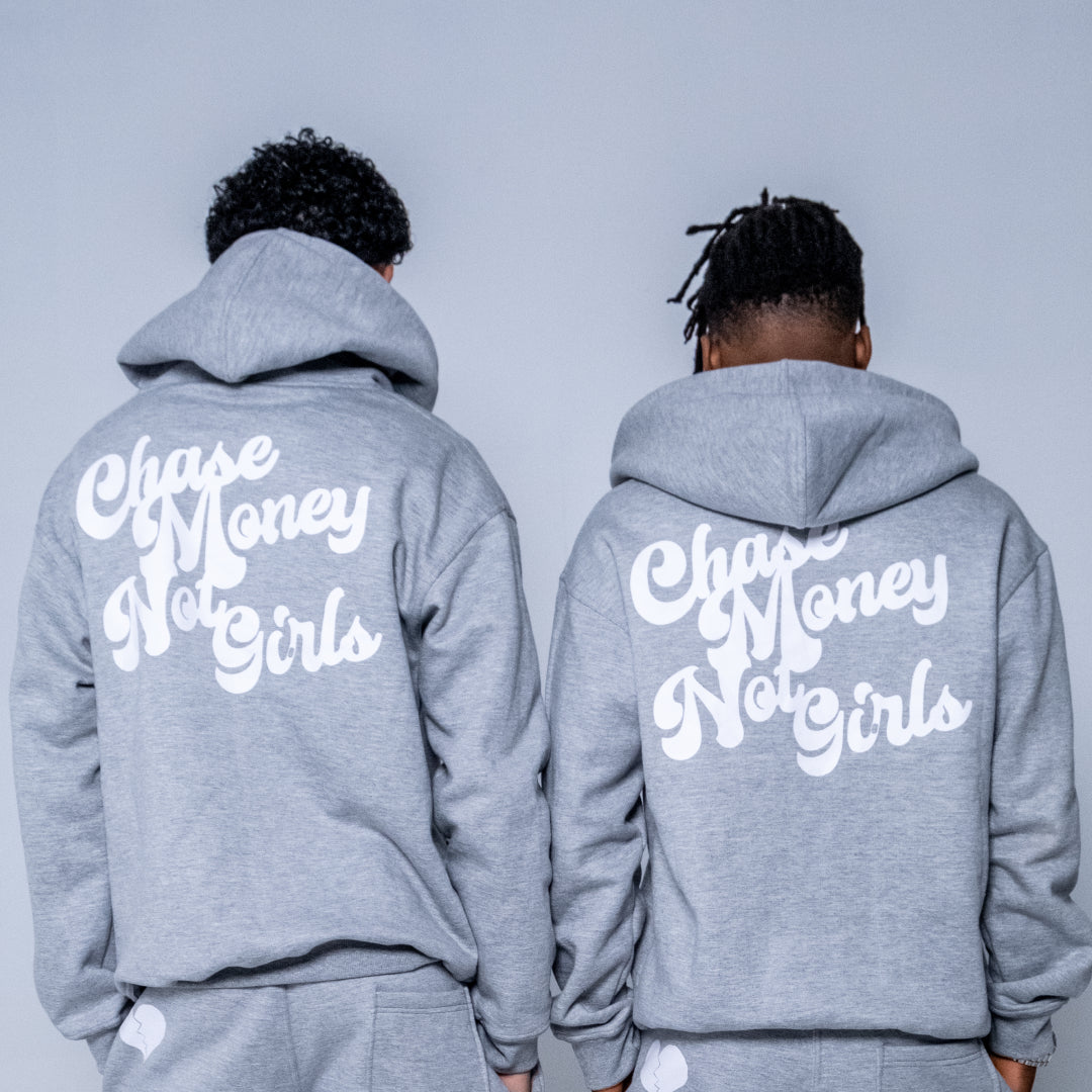 "Chase Money" Grey Hoodie
