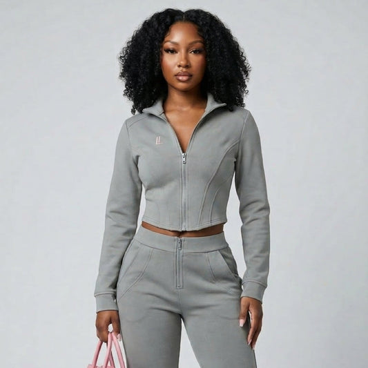 Grey Lucid Aura Women's Top